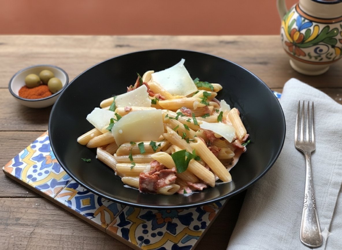 Carbonara espanola chorizo picante et manchego - ALLEGRIA