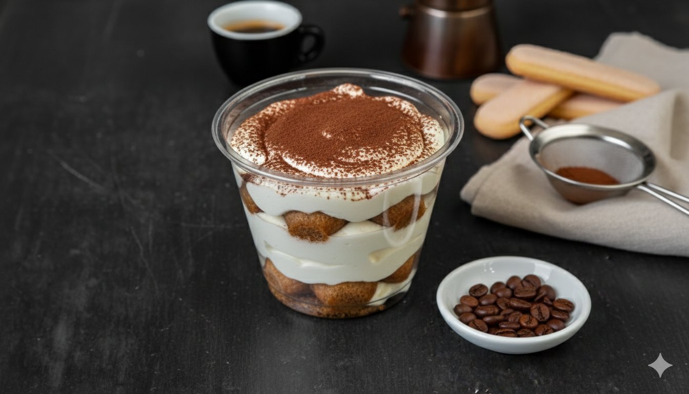 Tiramisu café traditionnel crème fouettée maison - ALLEGRIA